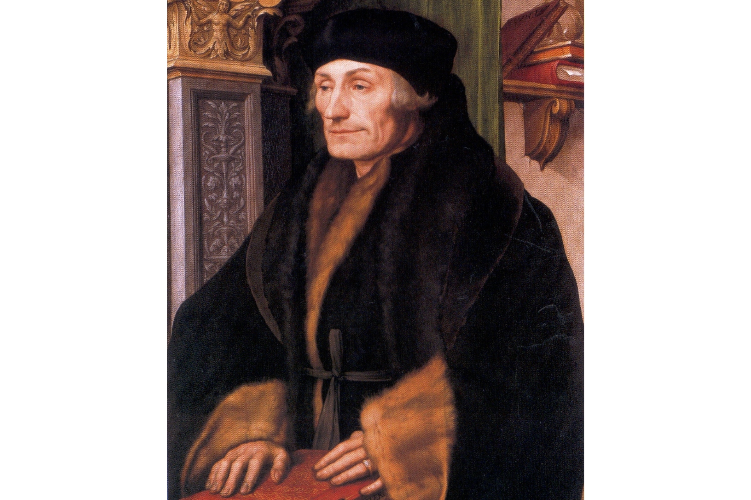 Ганс Гольбейн младший портрет Эразма Роттердамского