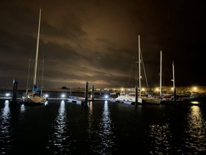 Puerto de Rota. Nocturno. Por Raquel López